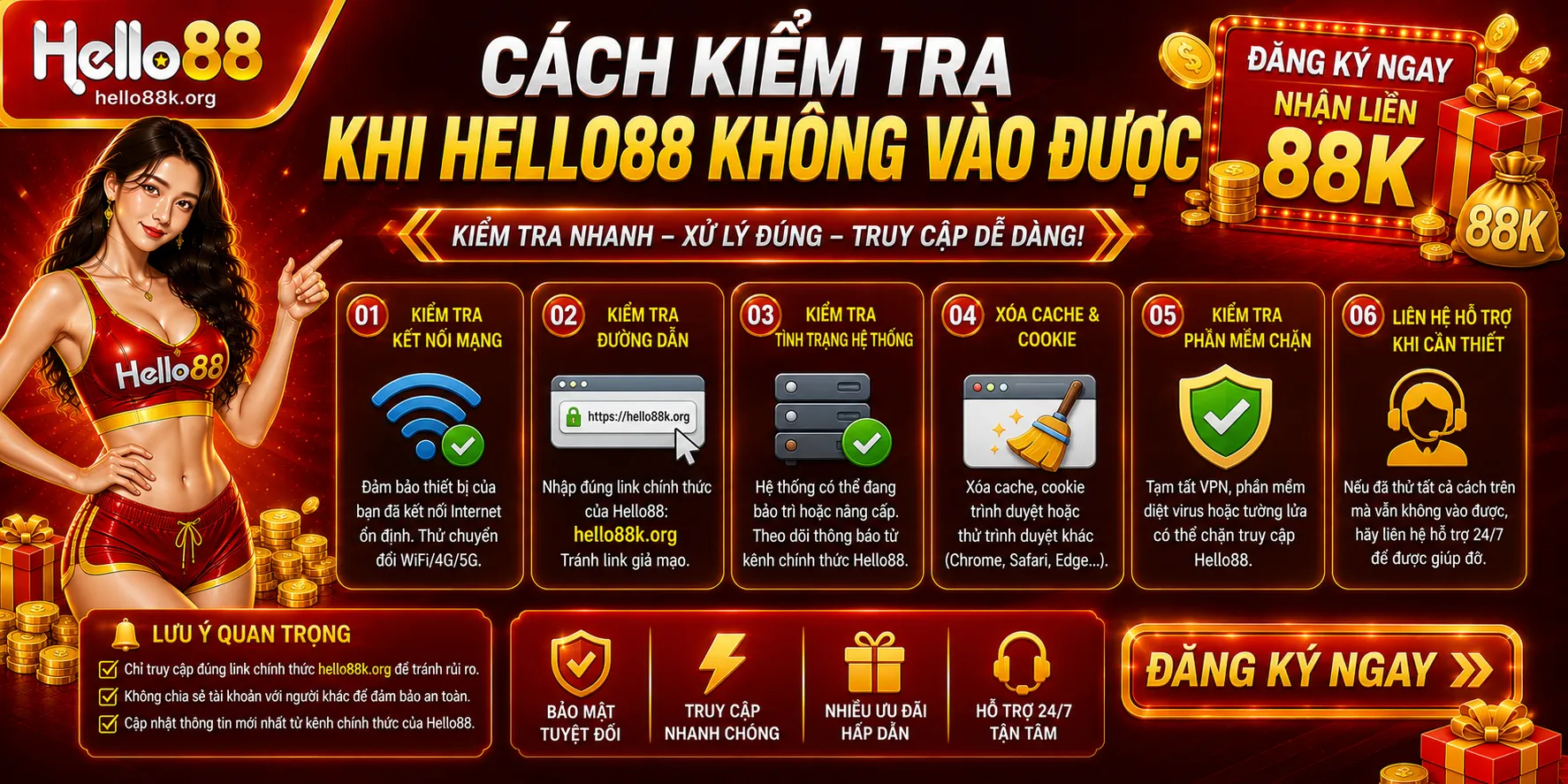 Không Vào Được Hello88: Nguyên Nhân Và Cách Khắc Phục 2 Cách kiểm tra khi Hello88 không vào được