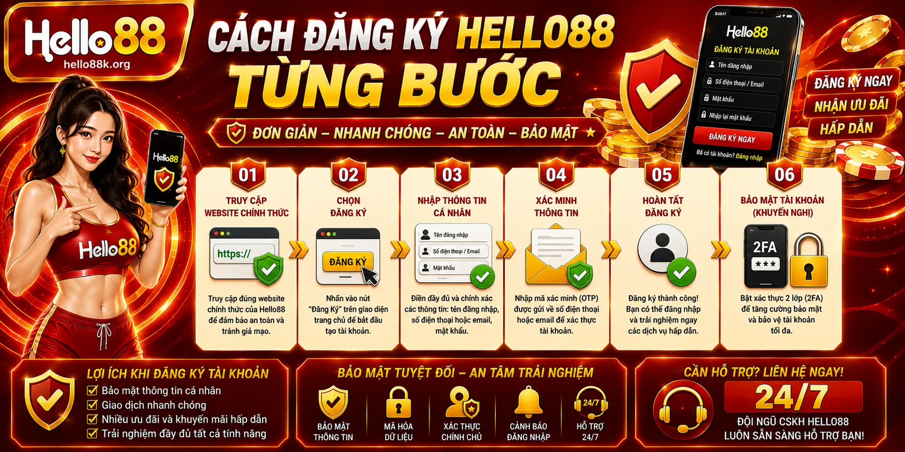 Đăng Ký Hello88: Hướng Dẫn Tạo Tài Khoản Từng Bước 1 Cách đăng ký Hello88 từng bước